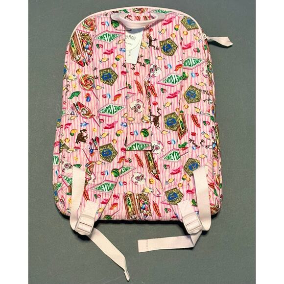 Vera Bradley Harry Potter Honeydukes Large Backpack NWT Pink Multi 17X12X7”